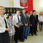 Klasa 2b z wychowawczynią Marią Makuratt /fot. Longina Templin