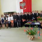 Klasa 3d z wychowawcą Markiem Klimkiewiczem /fot. Longina Templin