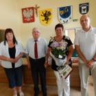 Nagrodę odebrała Elżbieta Walder i... /fot. Longina Templin