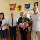 Kwiaty i bon towarowy dla Lucyny Krause /fot. Longina Templin