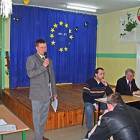 Od lewej: Mirosław Żeromski - przewodniczący stowarzyszenia, Jacek Kaczmarczyk -...