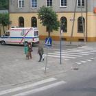 Odjeżdżająca karetka