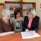 Od prawej: Marzena Kalkowska, Katarzyna Izdebska i Gabriela Miloch /fot. Longina Templin
