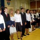 Uczniowie nagrodzeni listami gratulacyjnymi /fot. Mirosława Żołna