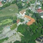 Kościół pw. WNMP i z dala widoczny nowy deptak /fot. Longina Templin