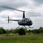 W katastrofie rozbił się prywatyny śmigłowiec typu Robinson R-44 /fot....