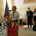 Zaproszonych gości przywitała dyr. Gabriela Kowalska /fot. Longina Templin