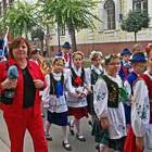 Węgry, Kiskunhalas - parada zespołów folklorystycznych /fot. Mariola Karczewska
