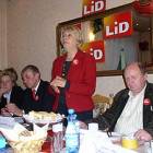 Izabela Jaruga Nowacka przedstawia program LiD-u /fot. Longina Templin