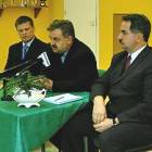 Od lewej: Mirosław Żeromski, Kazimierz Kleina i Stanisław Lamczyk. /fot. pio