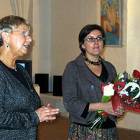 Od lewej: Zofia Watrak i Małgorzata Walkosz - Lewandowska