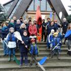 Członkowie Klubu Kajakowego Ichtys w Leźnie /fot. Longina Templin