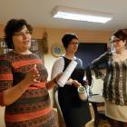 Od lewej: Katarzyna Pobłocka, Dorota Wilczewska i dyr. Danuta Rzepka /fot. Longina Templin