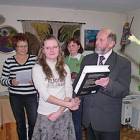 W kategorii książki młodzieżowej nagrodę otrzymała Justyna Stencel /fot. Longina Templin