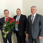 Wójt Andrzej Wyrzykowski miał powody do zadowolenia i satysfakcji /fot. Longina Templin