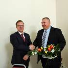 Gratulacje dla nowego przewodniczącego Ireneusza Drążkowskiego /fot. Longina Templin