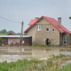 Zalany dom mieszkalny w Klukowej Hucie /fot. AL