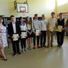 Reprezentacja gimnazjalistów z Kiełpina /fot. Longina Templin