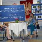 Łucja Włodek - Jabłońska i uczennica Anna Prochowska w trakcie wywiadu /fot....