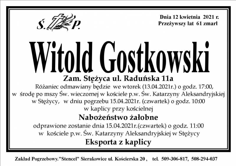 Witold Gostkowski