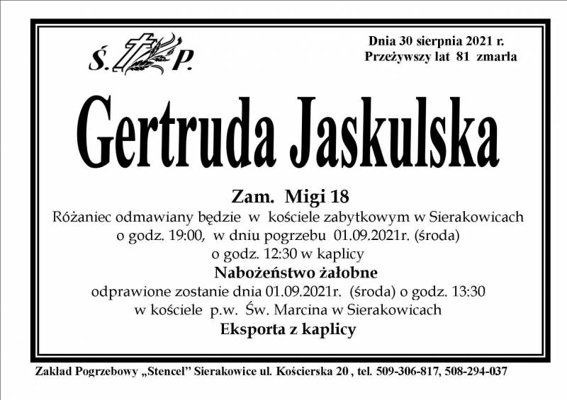 Gertruda Jaskulska