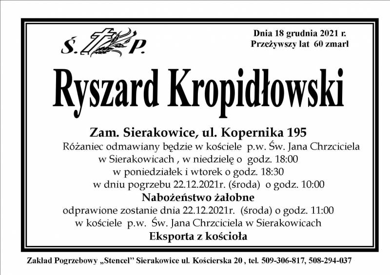 Ryszard Kropidłowski