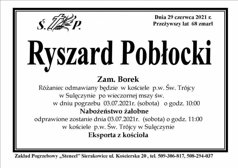 Ryszrd Pobłocki