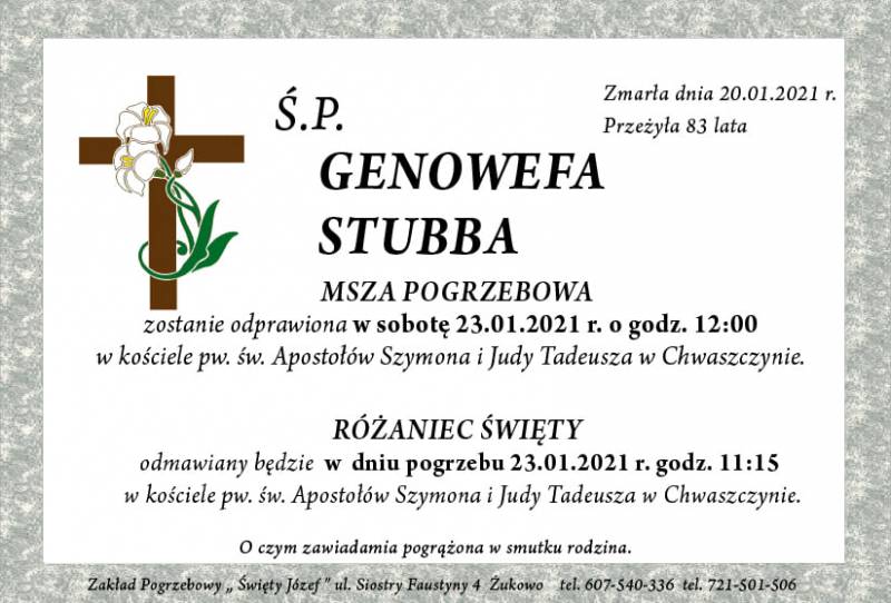 Genowefa Stubba