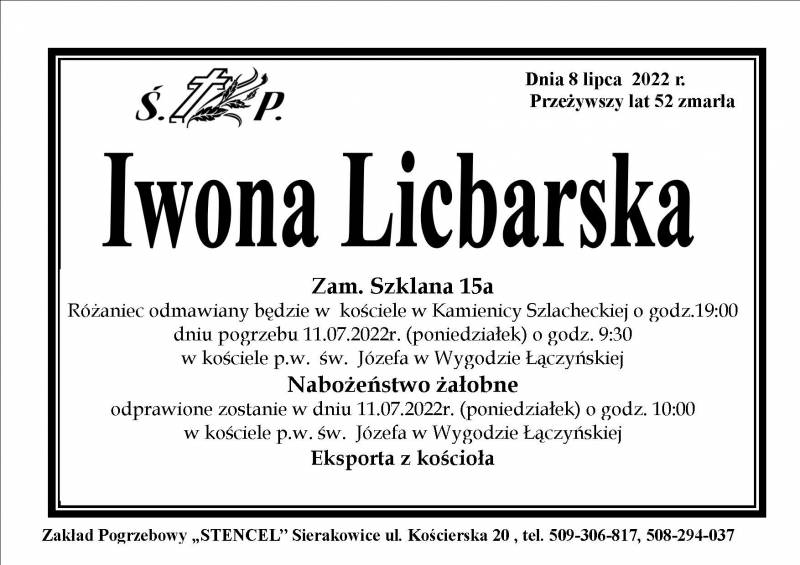 Iwona Licbarska