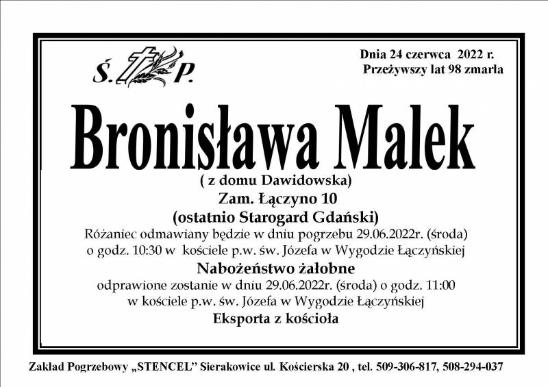 Bronisława Malek