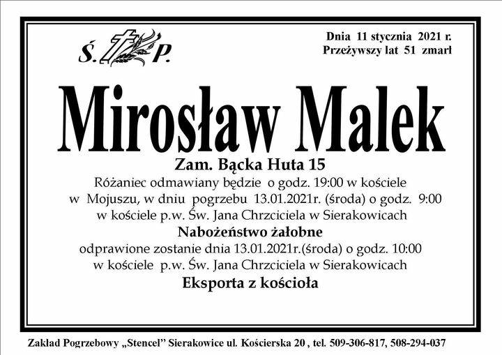 Mirosław Malek