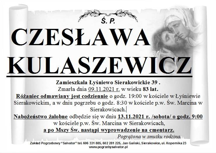 Czesława Kulaszewicz