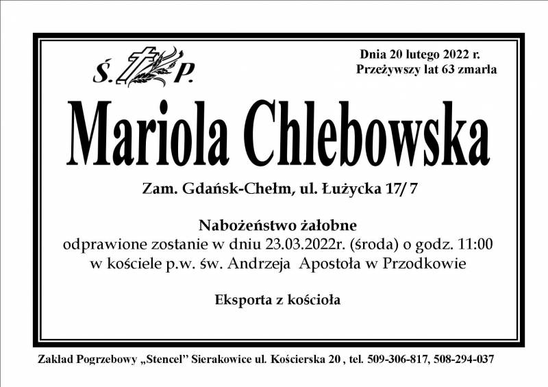 Mariola Chlebowska