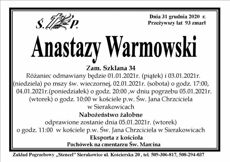 Anastazy Warmowski