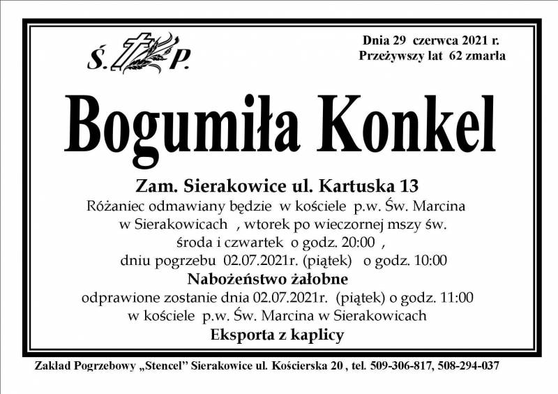 Bogumiła Konkel