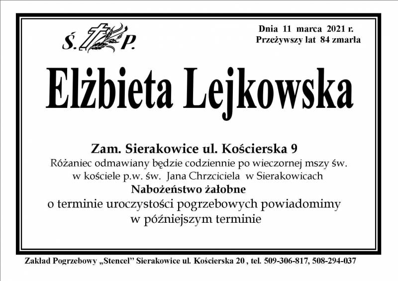 Elżbieta Lejkowska