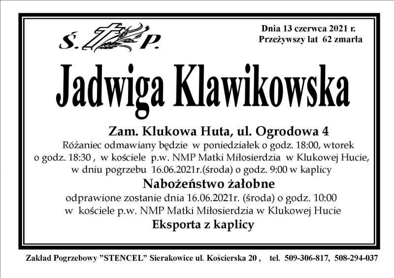 Jadwiga Klawikowska