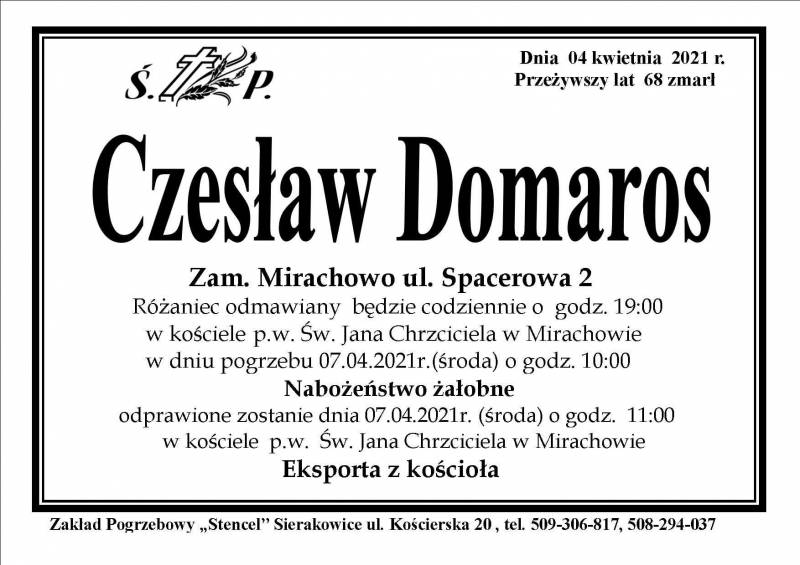 Czesław Domaros