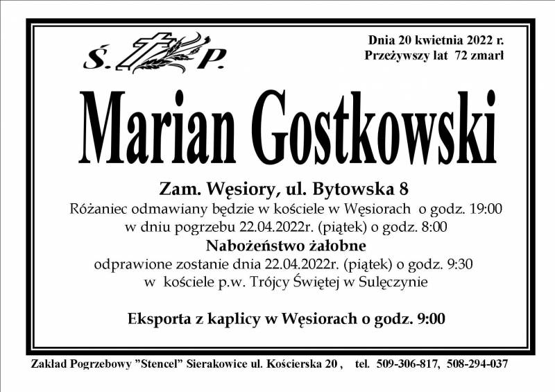 Marian Gostkowski