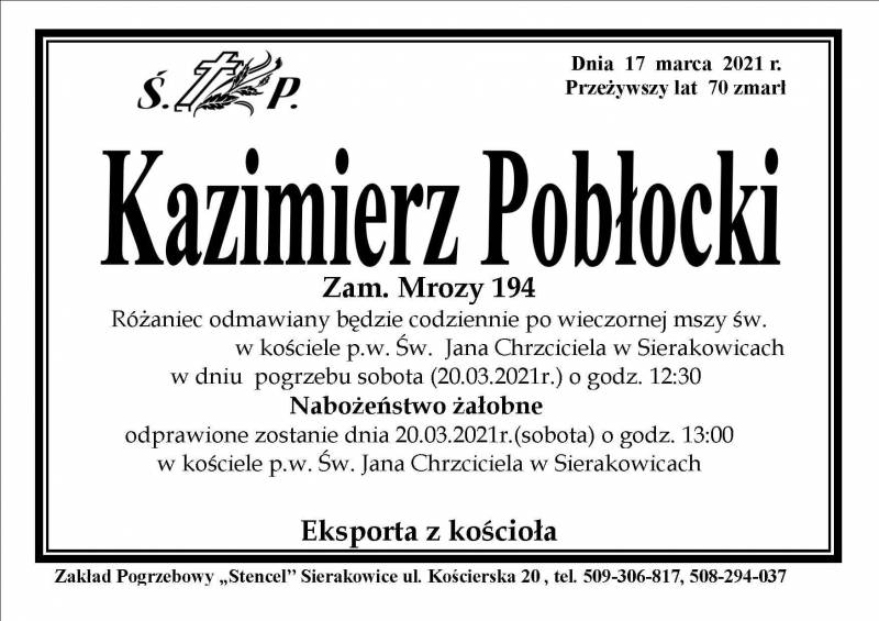 Kazimierz Pobłocki