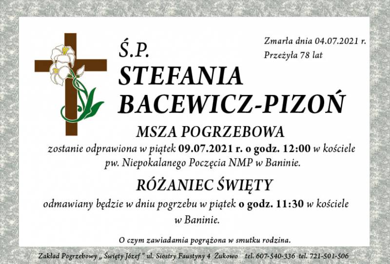 Stefania Bacewicz - Pizoń