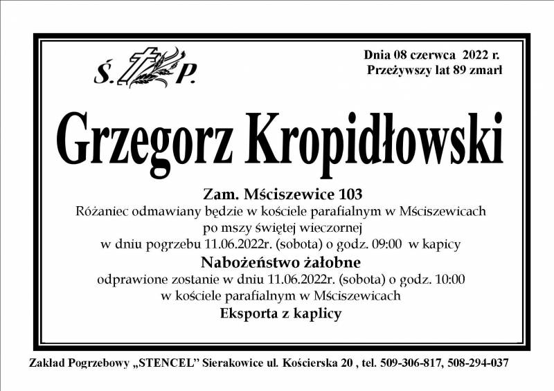 Grzegorz Kropidłowski