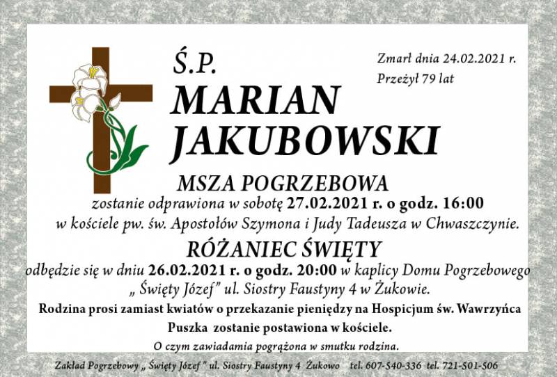 Marian Jakubowski