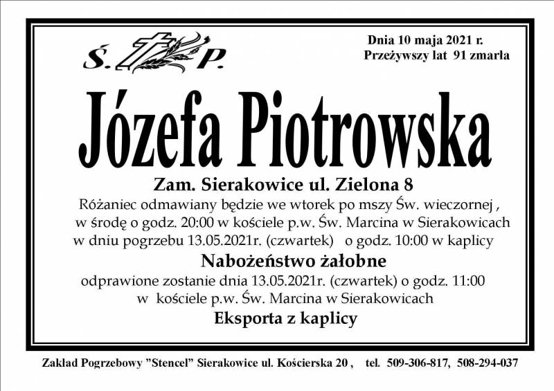 Józefa Piotrowska