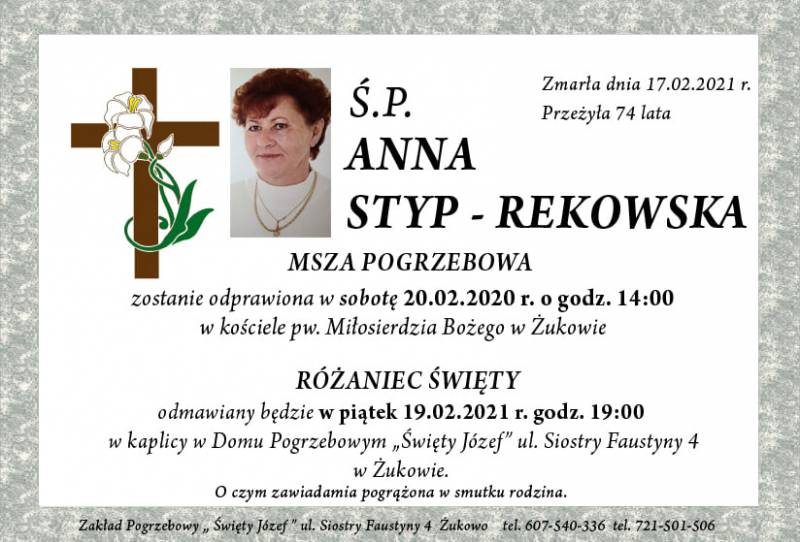 Anna Styp - Rekowska