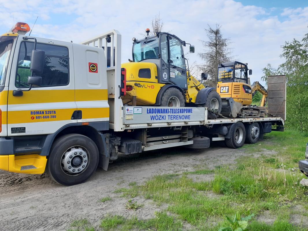Pomoc Drogowa transport maszyn budowlanych i...