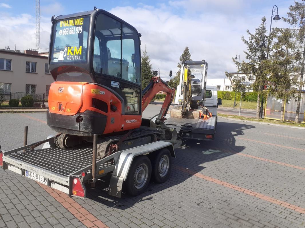 Wynajmę minikoparki CAT , KUBOTA, Wacker...
