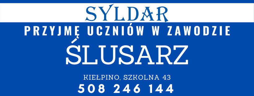 Firma Syldar z siedzibą w Kiełpinie przyjmie...