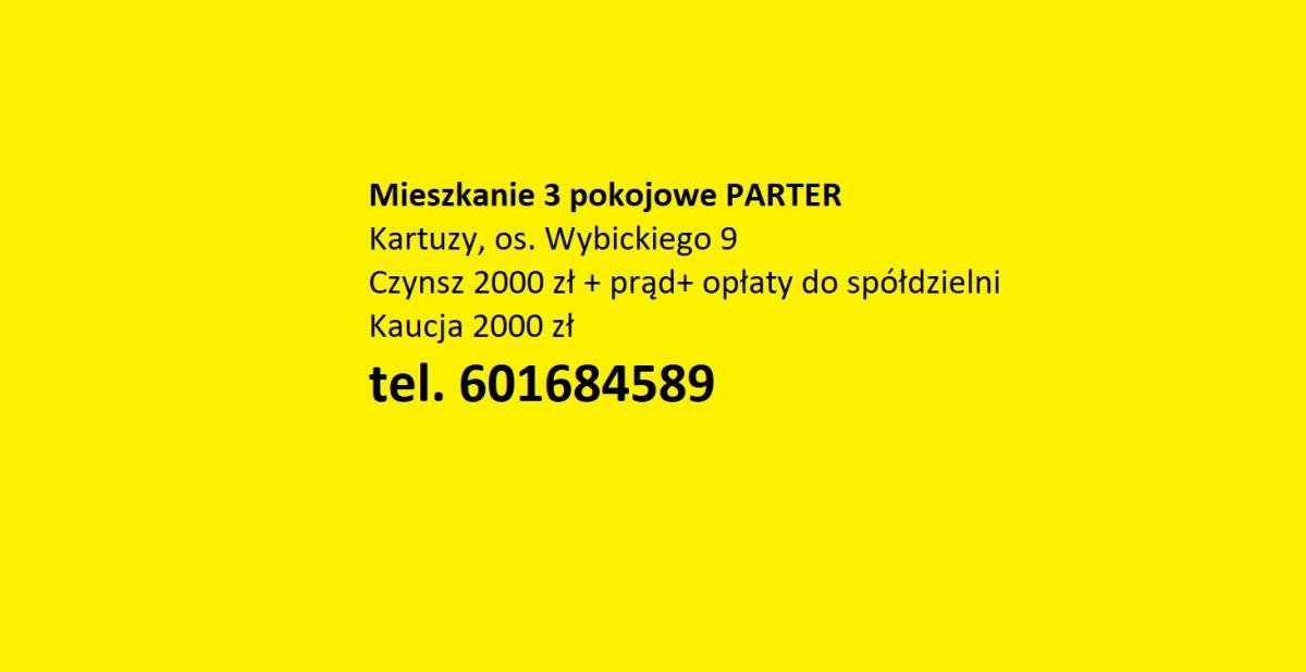Wynajmę mieszkanie na parterze na os....