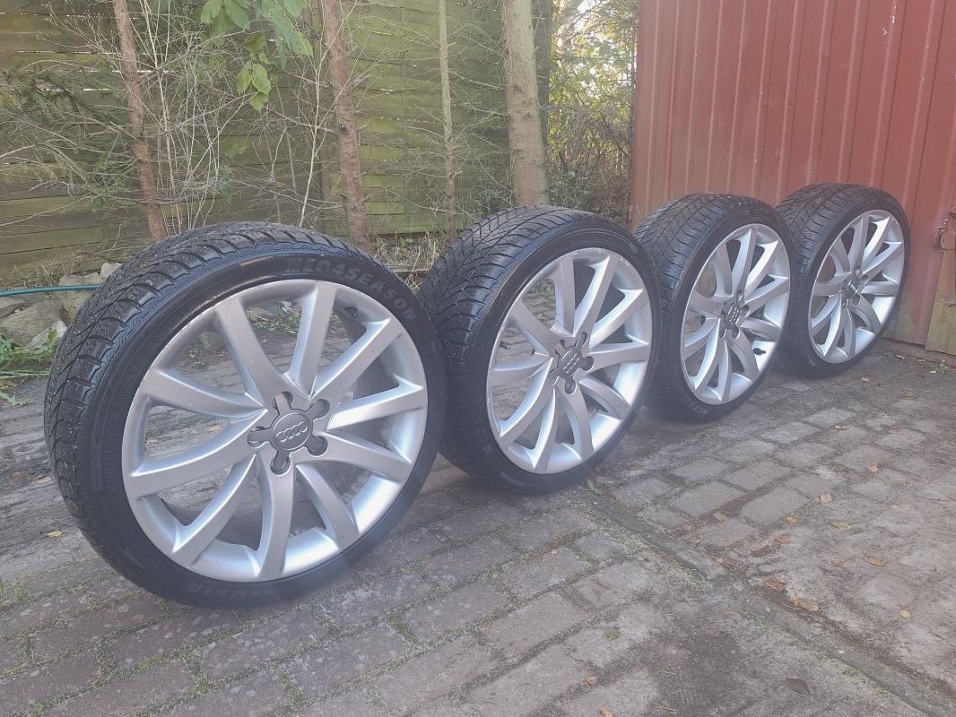 Sprzedam alu 225.40r18 Rozstaw 5x112 Opony...